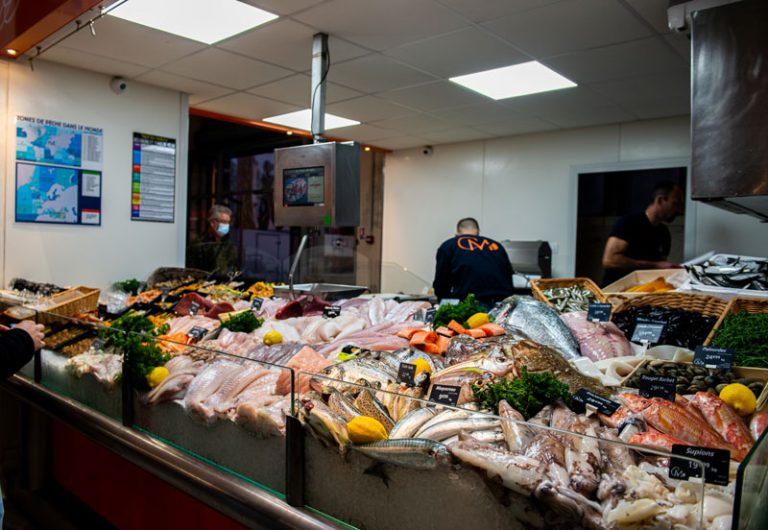Poissonnerie Cigale des Mers Marché couvert de Villefranche
